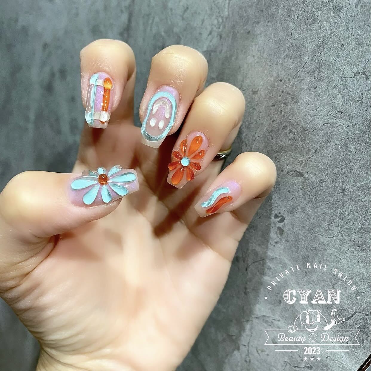 cyan シアン ネイルサロン 施術空間